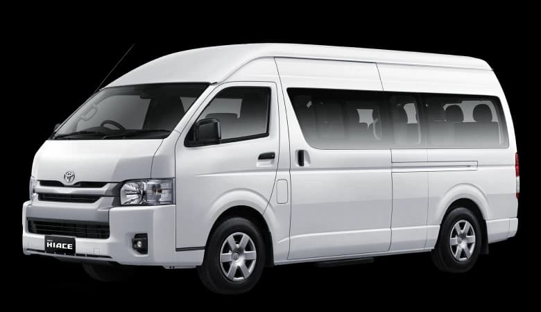 Hiace Commuter van available for Bali rental
